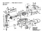 Bosch 0 603 257 103 Pws 1800-K Combi-Angle Grinder 220 V / Eu Spare Parts
